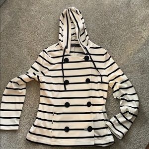 The LIMITED DOUBLE BREASTED HOODIE SZ SMALL